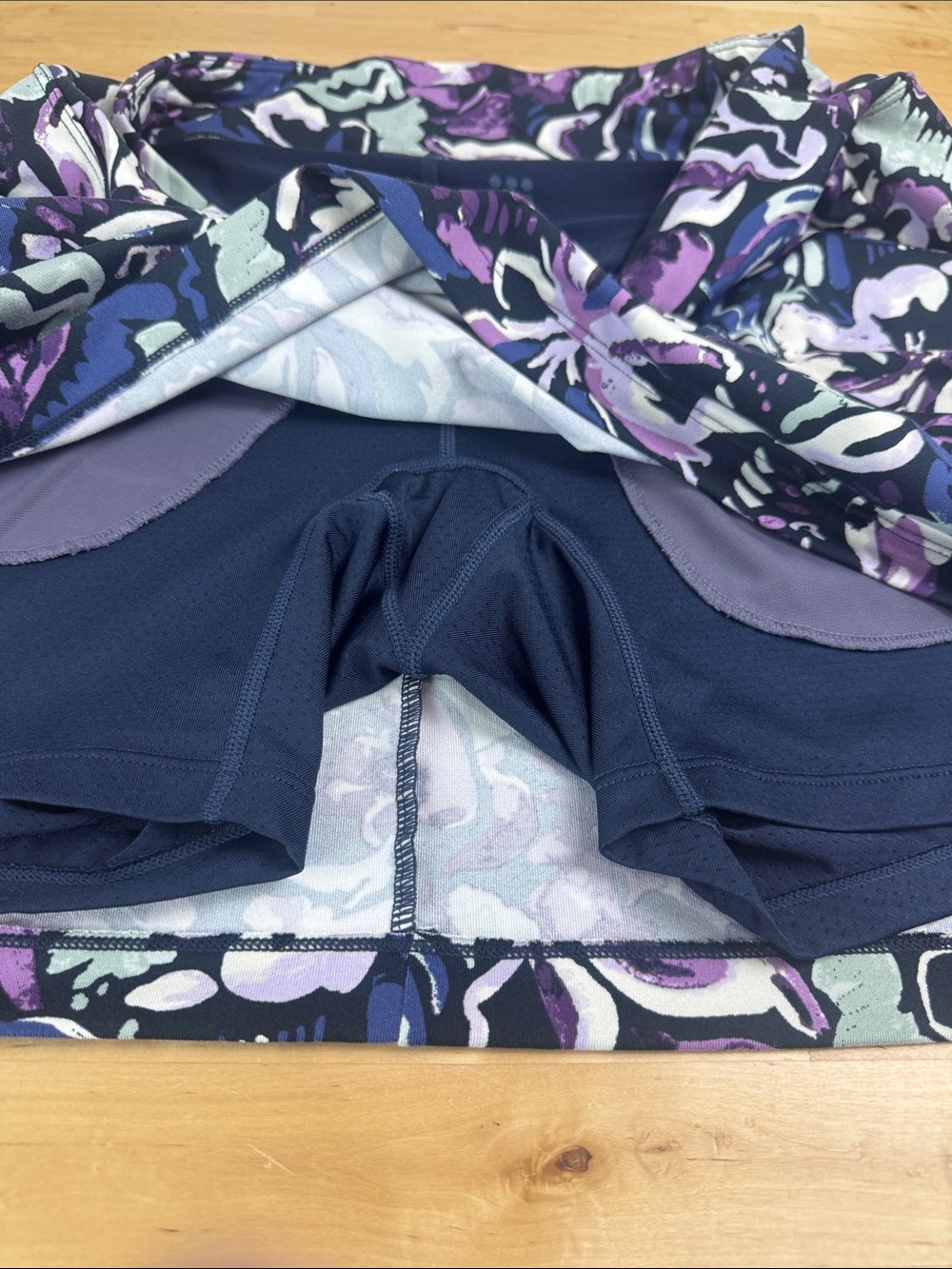 Title Nine Dream Swing Skort Hokulani Purple Blue Floral Size M - Picture 4 of 10